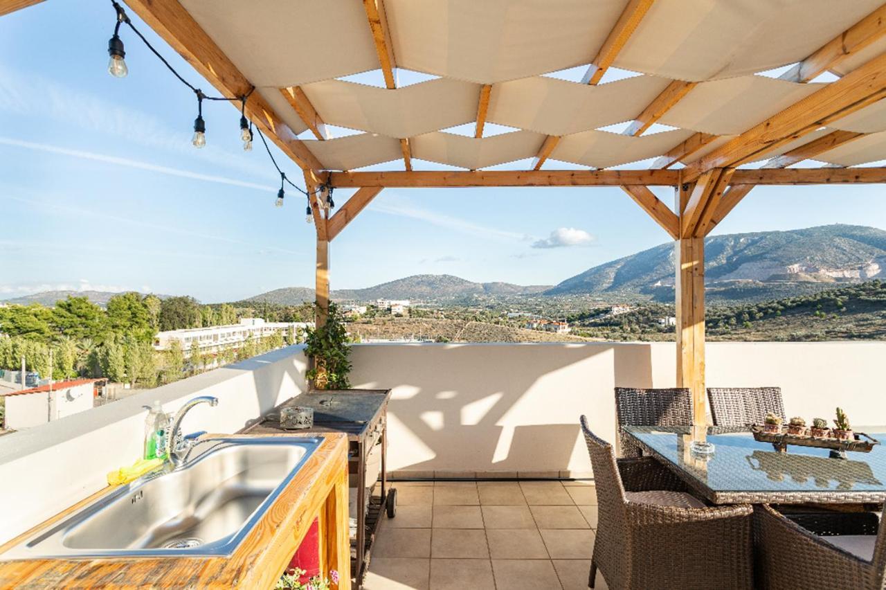 Villa Milo Luxury House -Free Airport Pick Up-10Min Drive Markópoulon Exterior foto